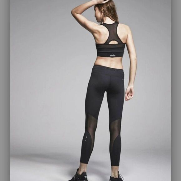 NWT|Varley Performance First Blue Mesh Leggings, XS - Picture 8 of 8